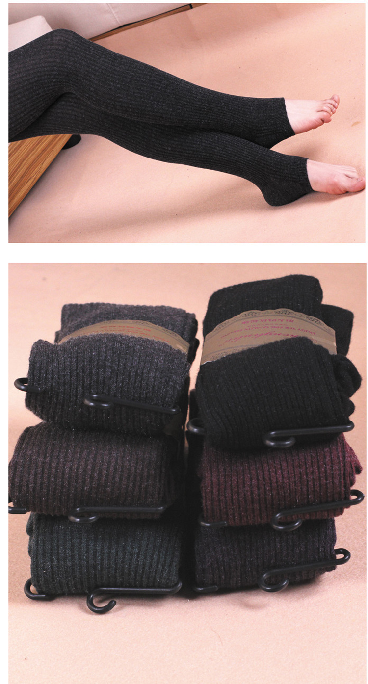 Wholesale-solid-color-striped-leggings-socks