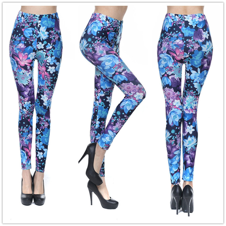 Wholesale-women-floral-leggings