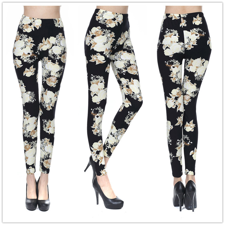 Women-summer-floral-leggings-wholesale
