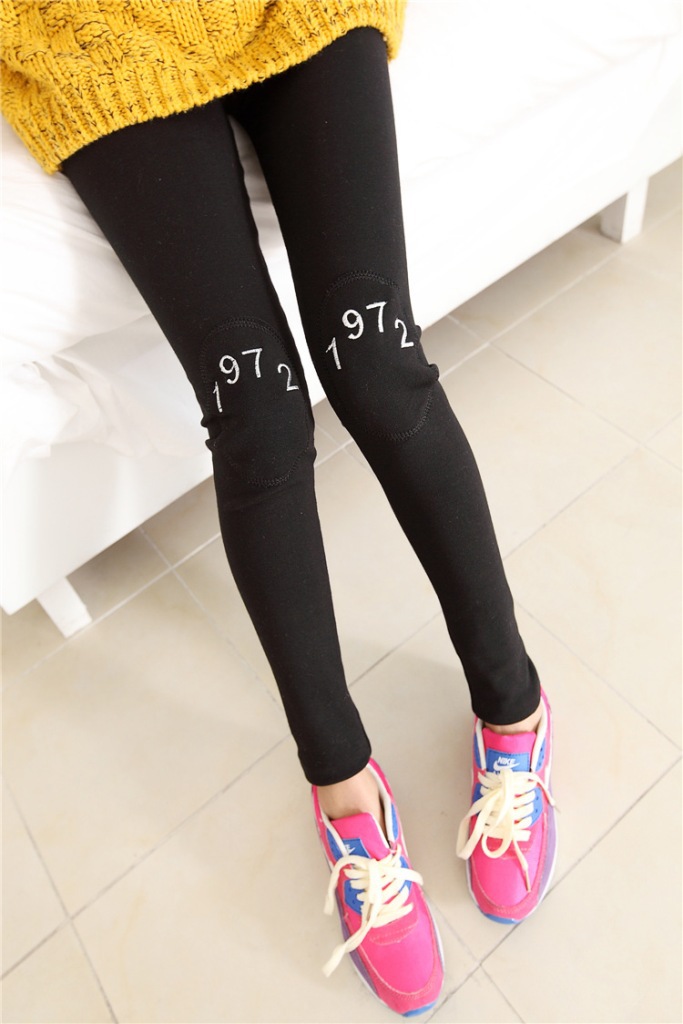 Womens-footless-fleece-lined-leggings