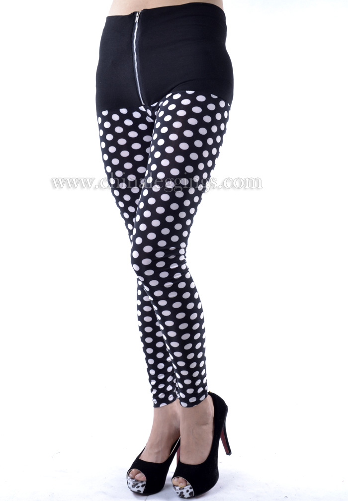 high-waist-Dot-woman-Leggings